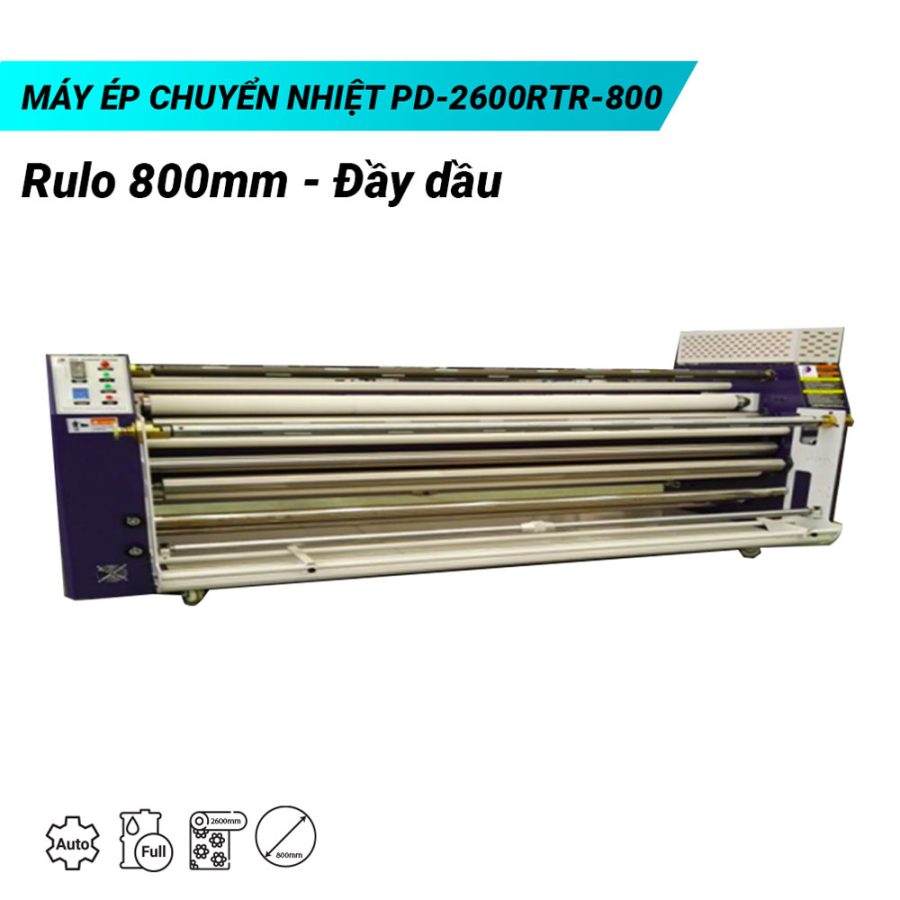 may ep nhiet 2m6 truc 800 pd 2600RTR 800